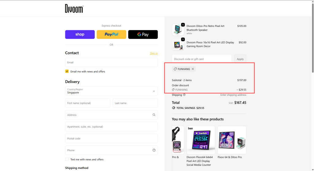 Divoom Discount